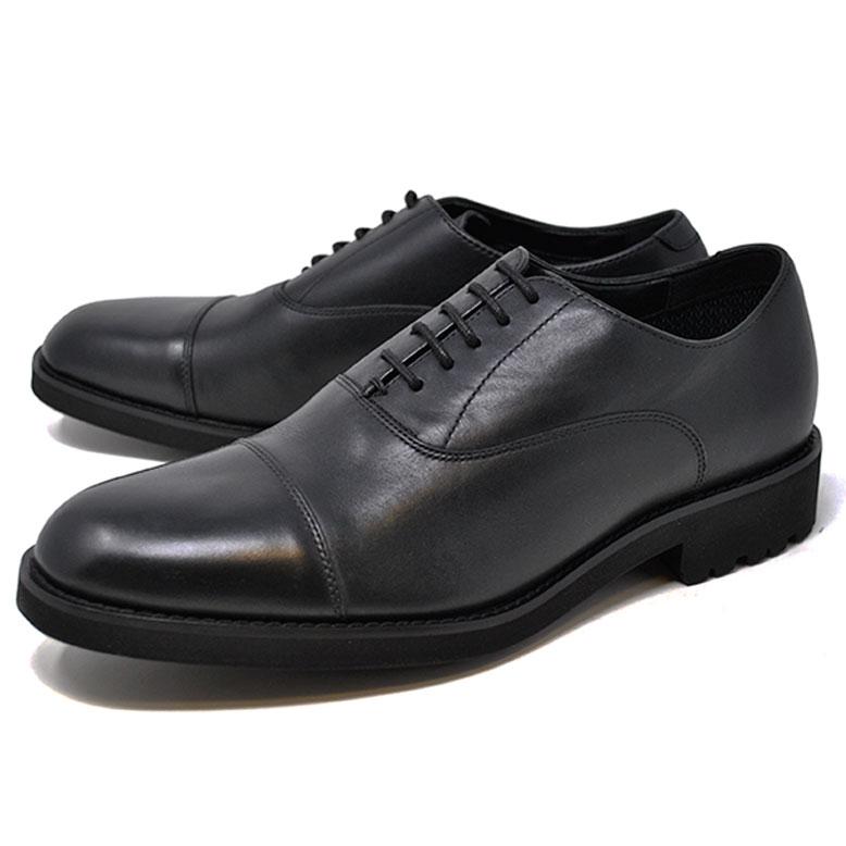 メンズ レインシューズ ビジネスシューズ 内羽根 ストレートチップ 本