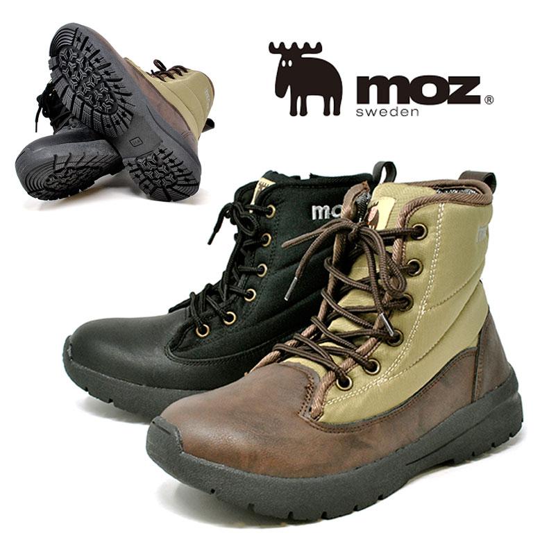 moz（モズ） 防寒 防水 スノーシューズ スノーブーツ moz 5302 カーキ