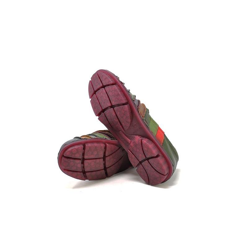 レディース 本革 スリッポン シューズ マザーズタッチ 8220 ブラック