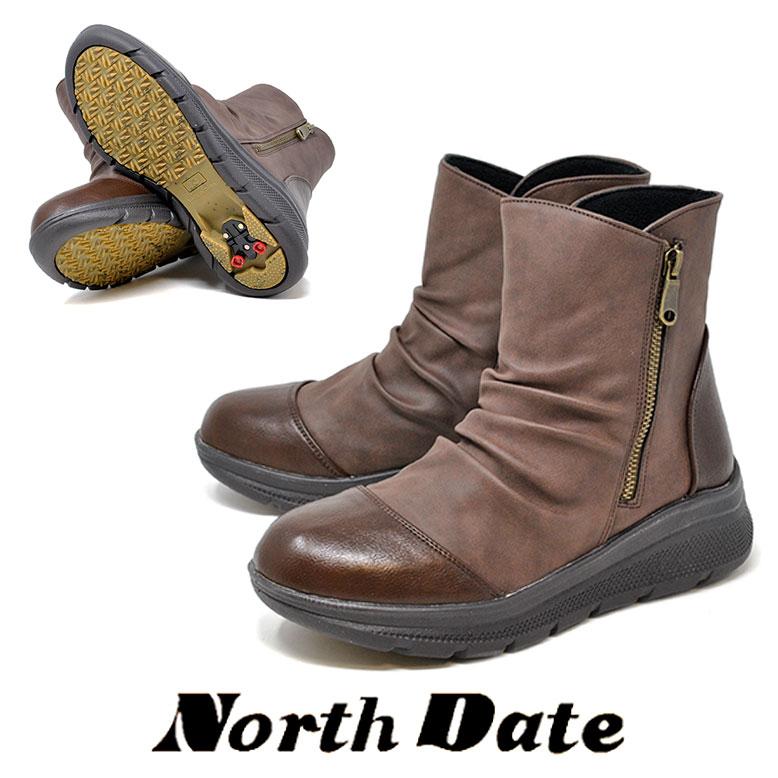 K2 スノーボードブーツ ダークグレー ノースデイト 防寒 スノーブーツ 32007 ダークブラウン 防水 防滑 両