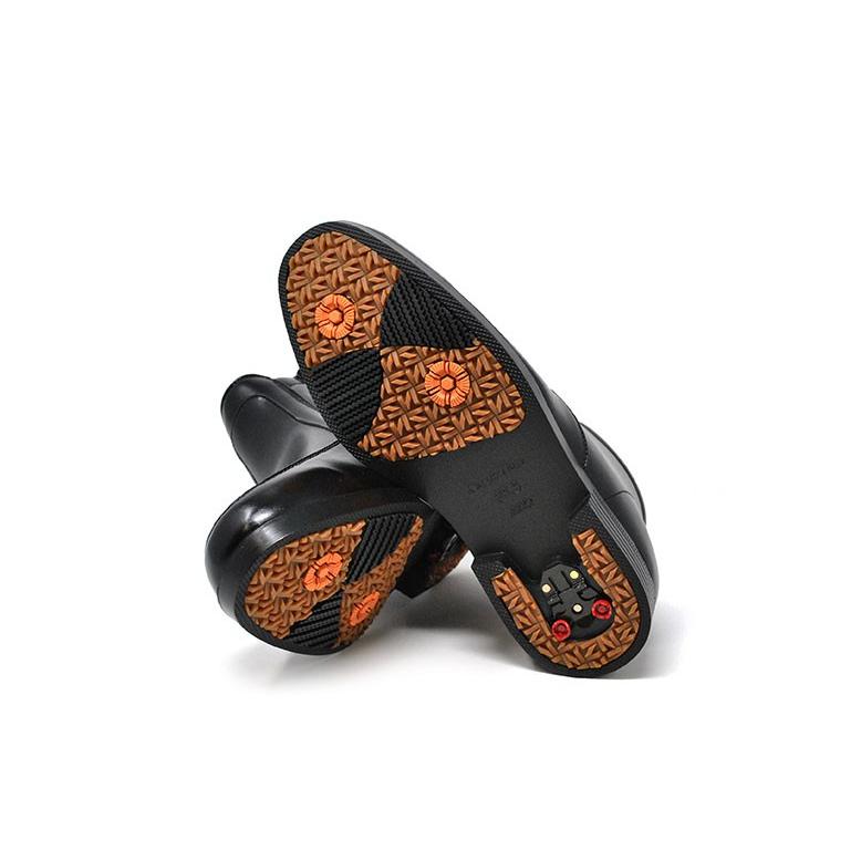 メンズ ビジネスシューズ 防水 防滑 ノースデイト 3552 ブラック 雪