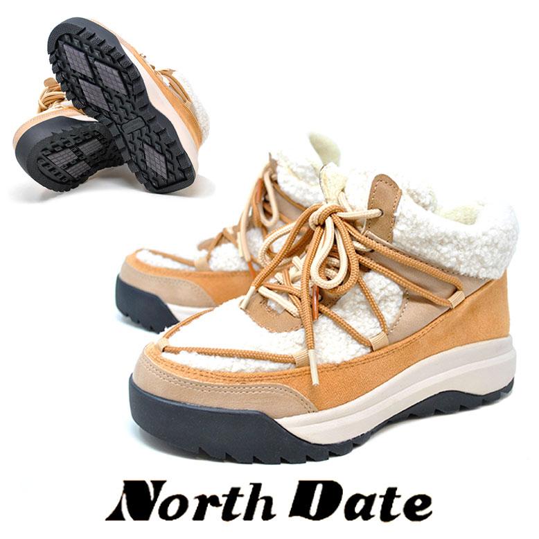NORTH DATE（ノースデイト） 防寒 防水 ガラス繊維 スノーブーツ 6002