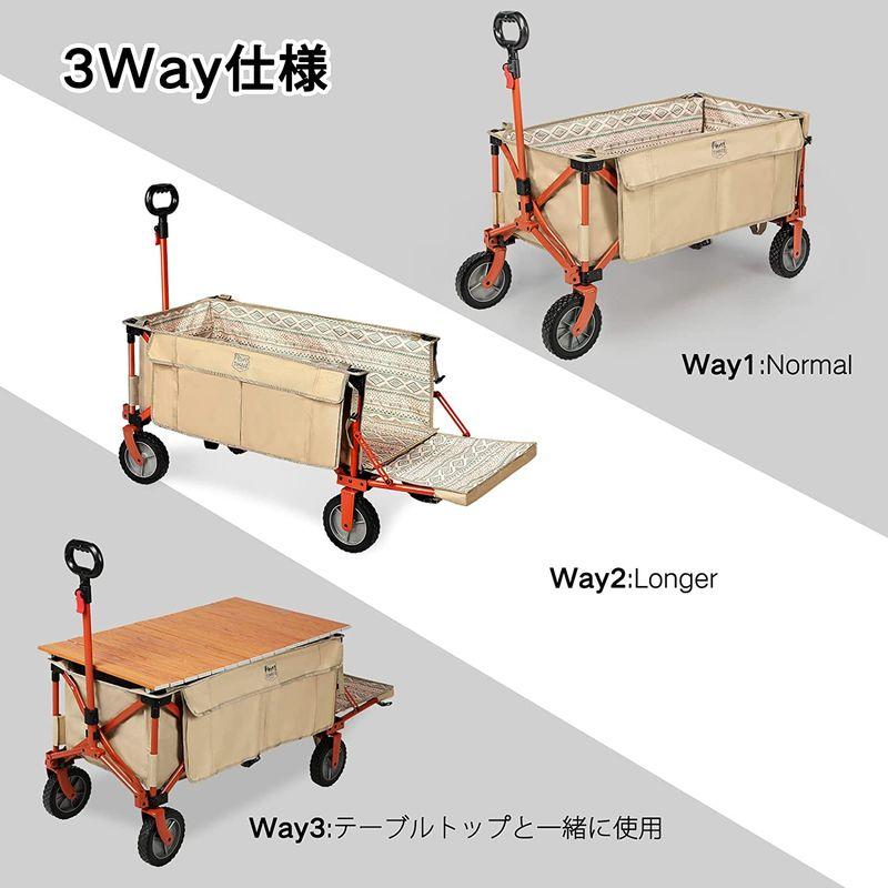 人気ブランドの新作TIMBER RIDGE アウトドアワゴン 折り畳み 収納ポケットつき 耐荷重100kg キャ 長物対応 大容量 ワンタッチ収束式 自立収納 キャリーカート ワゴンポケット 大 ブラック