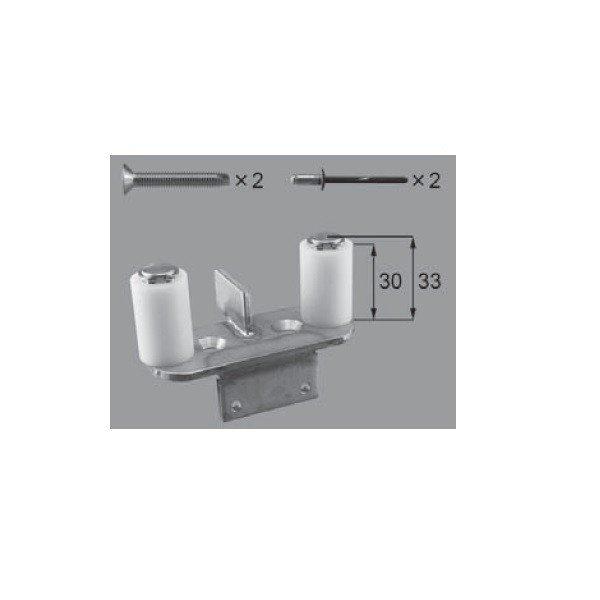 リクシル 88LC209A 部品 下ガイドローラーセット D( 吊元部 )　シルバー LIXIL トステム メンテナンス | LIXIL