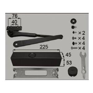 LIXIL D-0002-DVAA TOSTEM ドア引戸(引き戸)用部品 ドアクローザ 玄関店舗勝手口テラスドア：ドアクローザセット リクシル トステム
