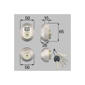 ドア錠セット（ＭＩＷＡ ＤＮシリンダー）楕円 DDZZ3004 TOSTEM（トステム） | LIXIL