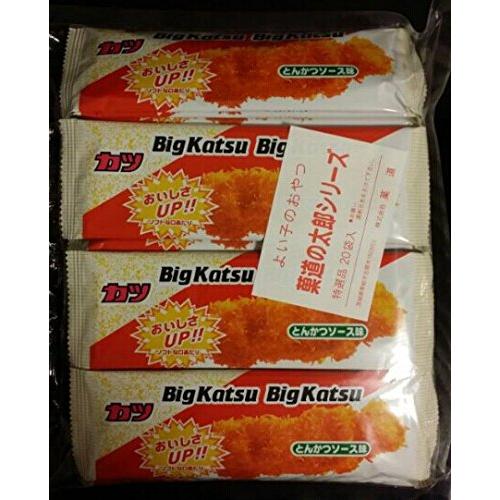 ビッグカツ とんかつソース味 Big Katsu 20枚 菓道 ビックカツ Bigカツ