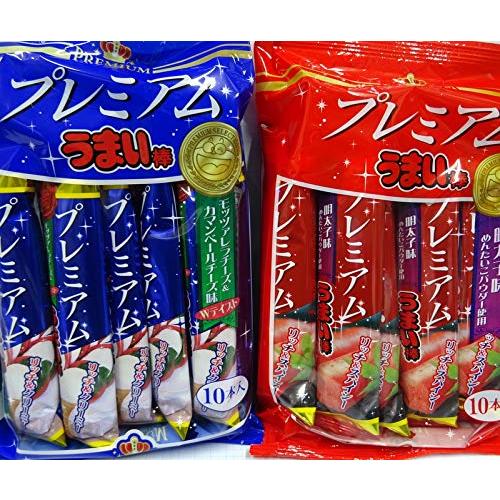 プレミアムうまい棒 特製2種類セット モッツァレラチーズ&カマンベール