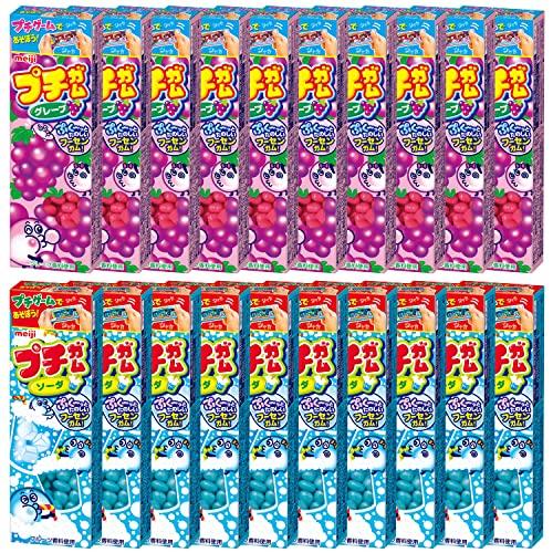 プチガム 39g×20個 明治 フーセンガム グレープ ソーダ プチ