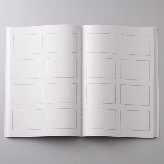 無印良品 再生紙週刊誌4コマノート・ミニ A5・88枚 ノート 勉強