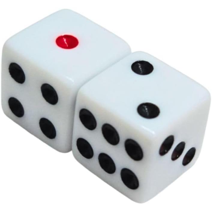 サイコロ 10mm 2個 ☆ 収納用の小袋付き 小さいサイコロ ダイス ボード