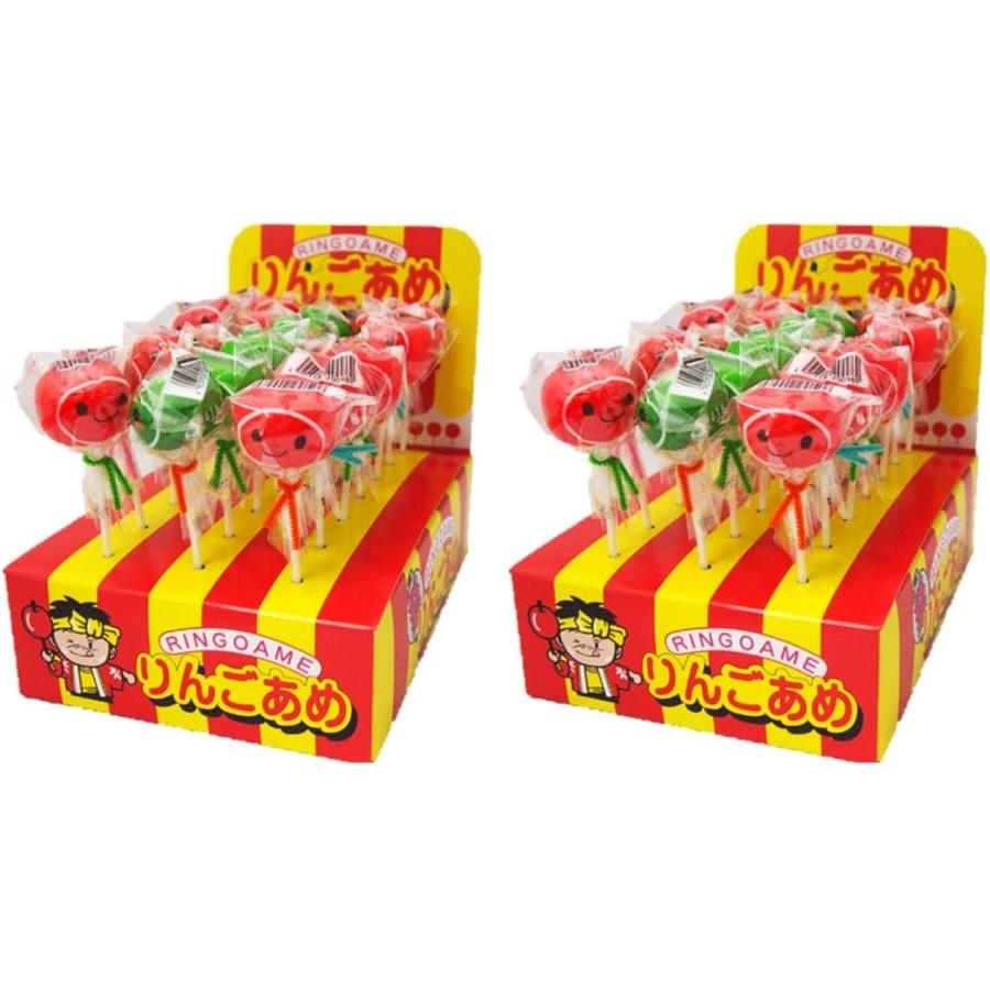 りんごあめ 2箱 駄菓子 キャンデー キャンディ 飴 アメ お祭り 祭り