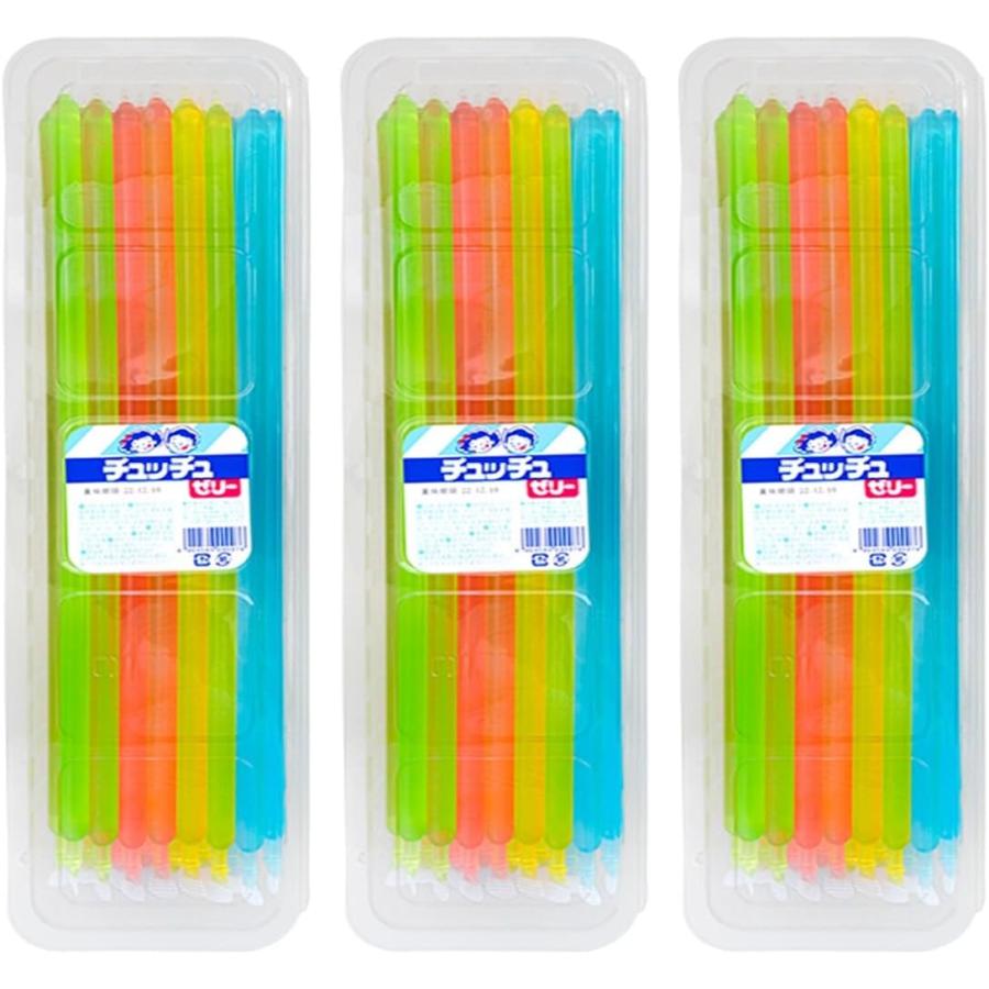 チュッチュゼリー 90本 駄菓子 ゼリー 箱 箱買い カラフル 冷やして