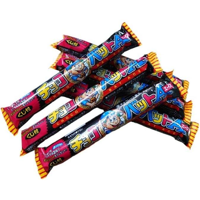 チョコバット お菓子 Amazon.co.jp: OKURUX 三立製菓 がんばれチョコバットくん 8本入