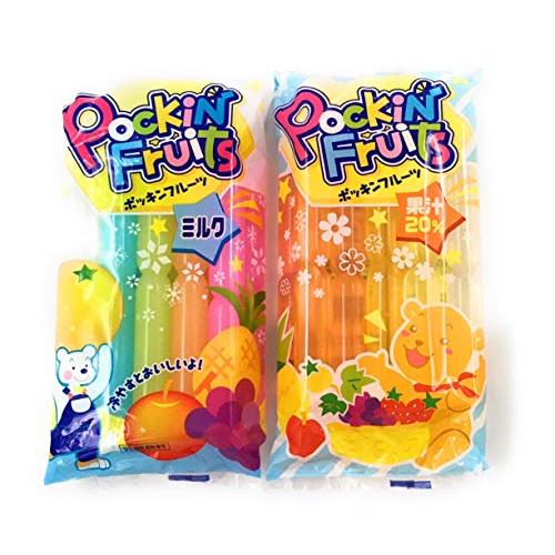アソートマルゴ食品 ポッキンフルーツ 2種セット（ミルク・8本、果汁20