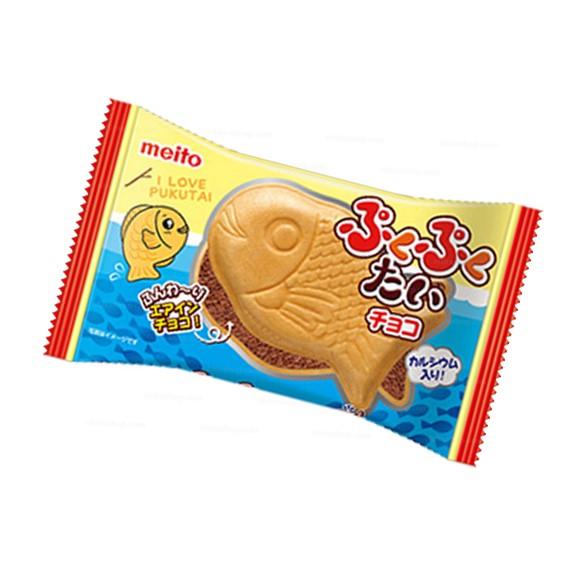 ぷくぷくたい エアインチョコ 1個×10袋 名糖産業 駄菓子 ぷくぷくタイ