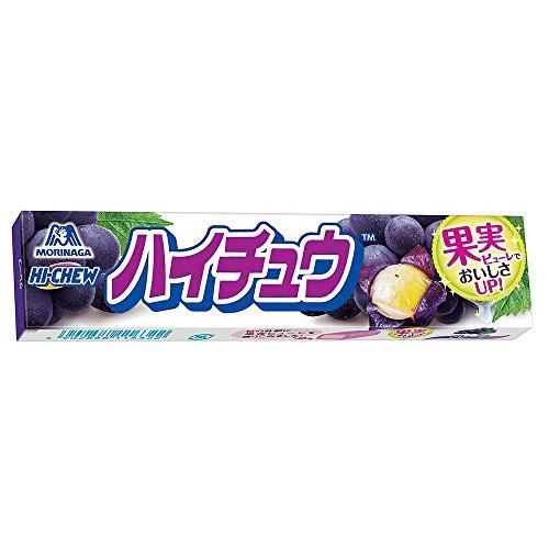 ハイチュウ グレープ 12粒×12個 森永製菓 チューイングガム ソフト