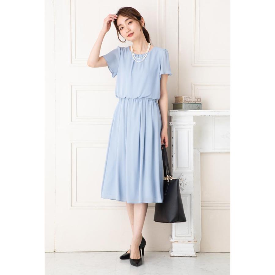 SALE50) (5〜15号)カラーMIXツイード×シフォンジョーゼット2点セット