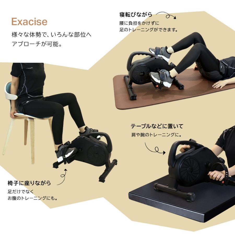 RIORES（リオレス） エアロミニバイク コンパクト 家庭用 健康器具