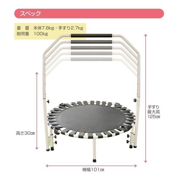 RIORES（リオレス） 【訳アリ】 トランポリン ゴムバンド 手すり付き
