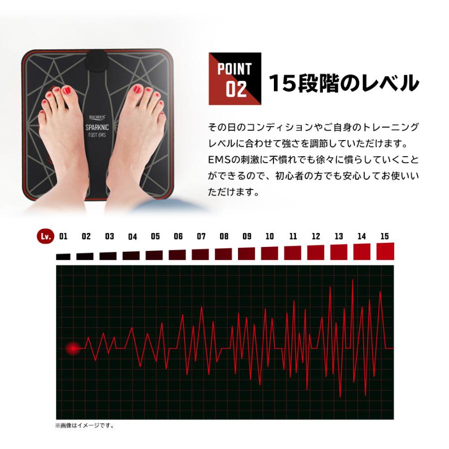 RIORES（リオレス） 足裏EMSマットスパークニック フット EMS RIORES