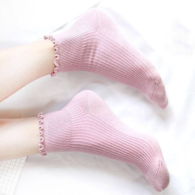 フリル靴下 レディース レッグウェア 靴下 パイピング キュート ショートソックス フェミニンスタイル スニーカー サンダル パンプス リブ 01ao7692 Rioty リオティ 通販 Yahoo ショッピング
