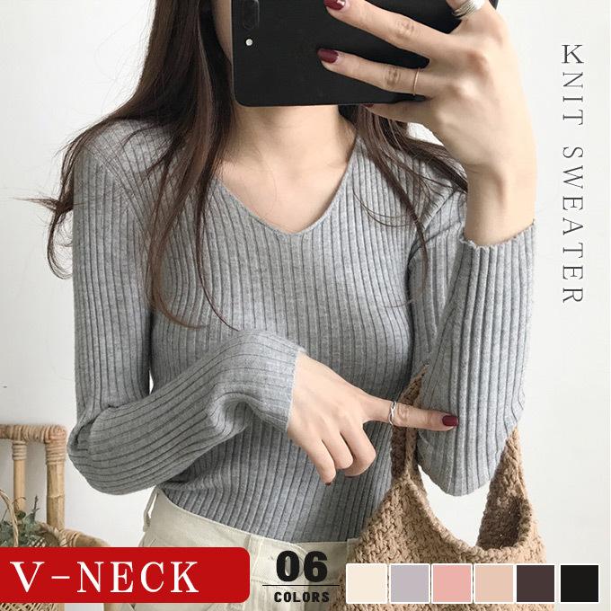 ニットセーター レディース リブ編みニット 定番 シンプル ニットソー 伸縮性 トップス 01ta7694 Rioty リオティ 通販 Yahoo ショッピング