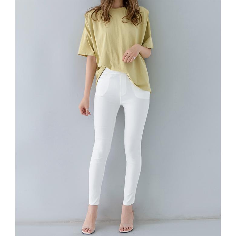 春 夏 レギンスパンツ カラーパンツ ストレッチ抜群 レディース