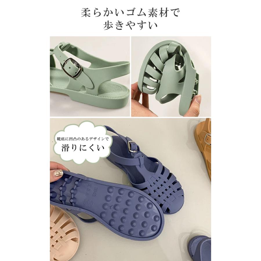 在庫処分 グルカサンダル レディース ラバーサンダル 親子リンク 大人