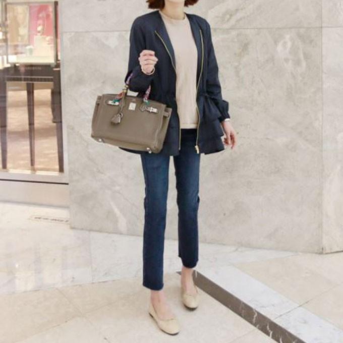 全品Point10倍!最大倍率50% 3段フリルジャケットコート ノーカラー