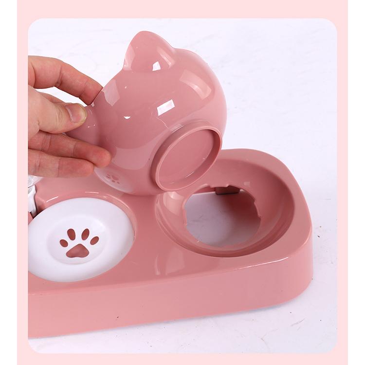 自動給水器＋フードボール 給餌器 猫 犬 給水器 水飲み器 自動 500ml
