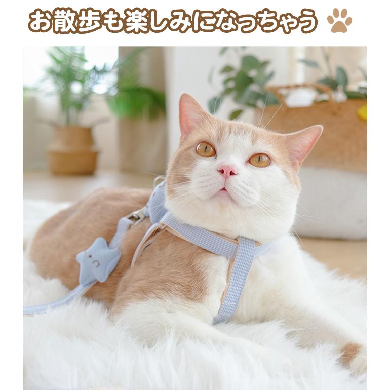爆買WEEK ペット用品 ハーネスリードセット お散歩 ハーネス リード