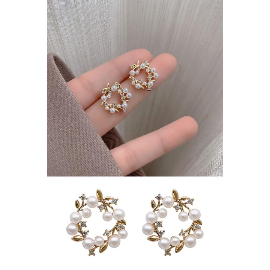 ピアス 両耳用 レディース フラワー イヤリング 両耳セット 可愛い