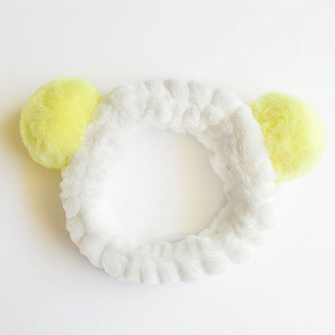 殿堂 ポンポン耳付きヘアバンド レディース ファー メイク 洗顔 髪留め 髪 入浴時 モコモコ パーティー ヘアアクセサリー ヘアバンド Simbcity Net