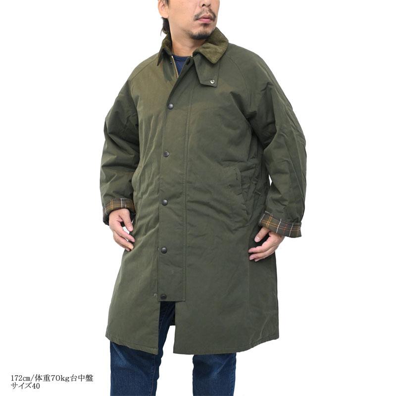 バブアー Barbour アウター ジャケット メンズ EXMOOR エクスモア 中綿ミドルレングスコート MCA1066の画像