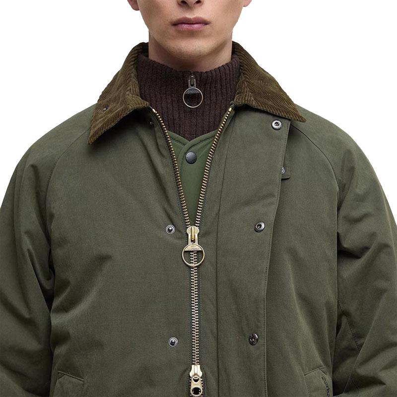 バブアー Barbour アウター ジャケット メンズ EXMOOR エクスモア 中綿ミドルレングスコート MCA1066の画像