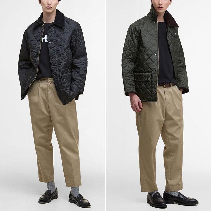 バブアー Barbour アウター コート メンズ BEDALE ビデイル キルティングブルゾン MQU1795の画像
