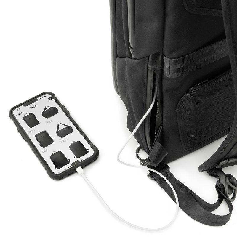 ベルーフバゲージ beruf baggage リュック ビジネス メンズ レディース アーバンエクスプローラーナロー URBAN EXPLORER NARROW ブラック 17L brf-GR26-DRの画像