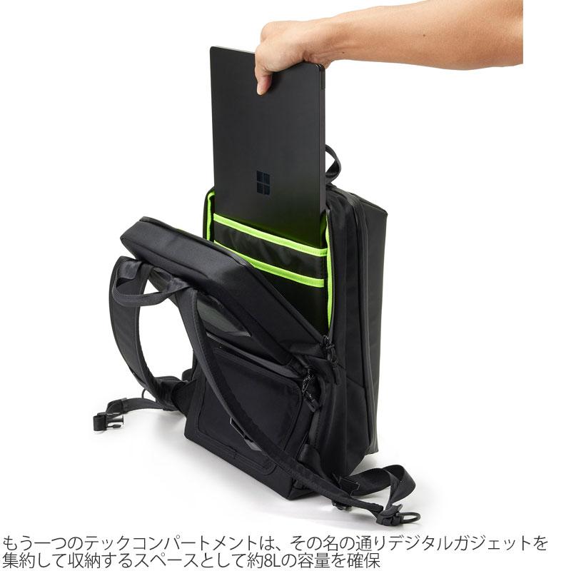ベルーフバゲージ beruf baggage リュック ビジネス メンズ レディース アーバンエクスプローラーナロー URBAN EXPLORER NARROW ブラック 17L brf-GR26-DRの画像