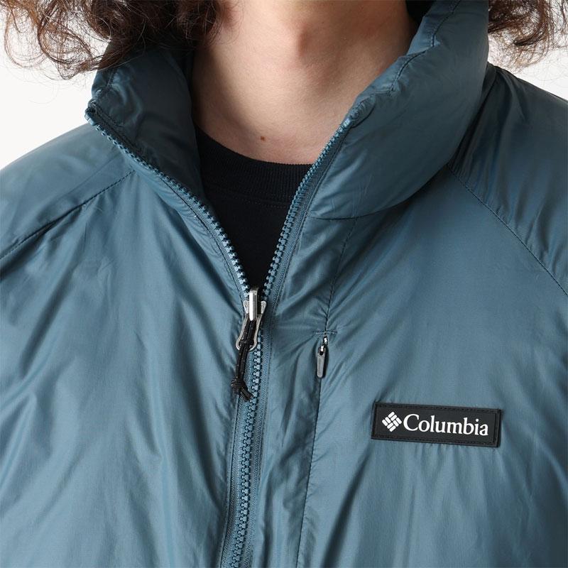 【希少カラー❗️】極暖！columbia ダウン　ターコイズブルー　XL 肉厚 Columbia（コロンビア） ダウンジャケット メンズ ウッドロードダウン