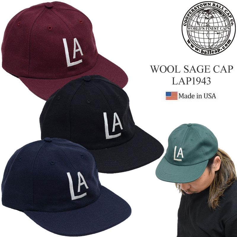 クーパーズタウンボールキャップ COOPERSTOWN BALL CAP 帽子 アメリカ製 メンズ レディース LAP1943 ウールセージキャップ WOOL SAGE CAP｜ripe｜08