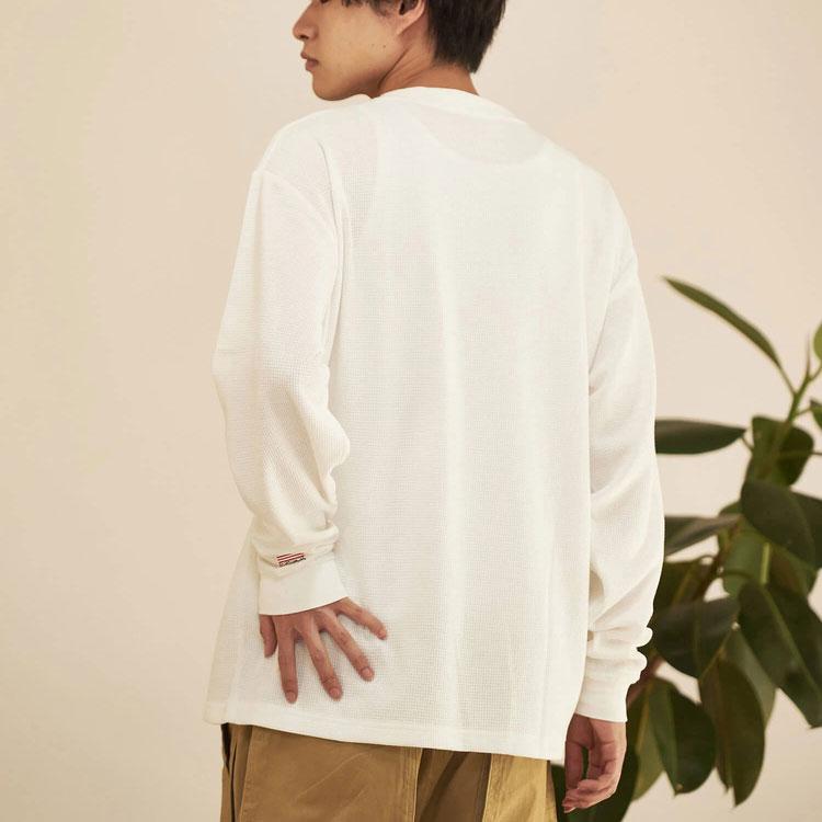 ダックスター Duckster Tシャツ 長袖 ロンT メンズ サーマル L/S TEE