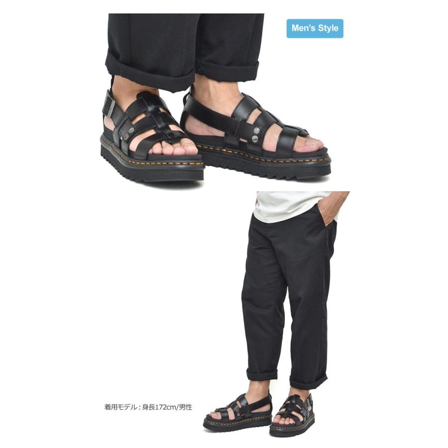 ドクターマーチン Dr Martens サンダル メンズ レディース テリー ストラップサンダル Terry Brando Leather Strap Sandal ブラック 22 29cm Dmt Ripe 通販 Yahoo ショッピング