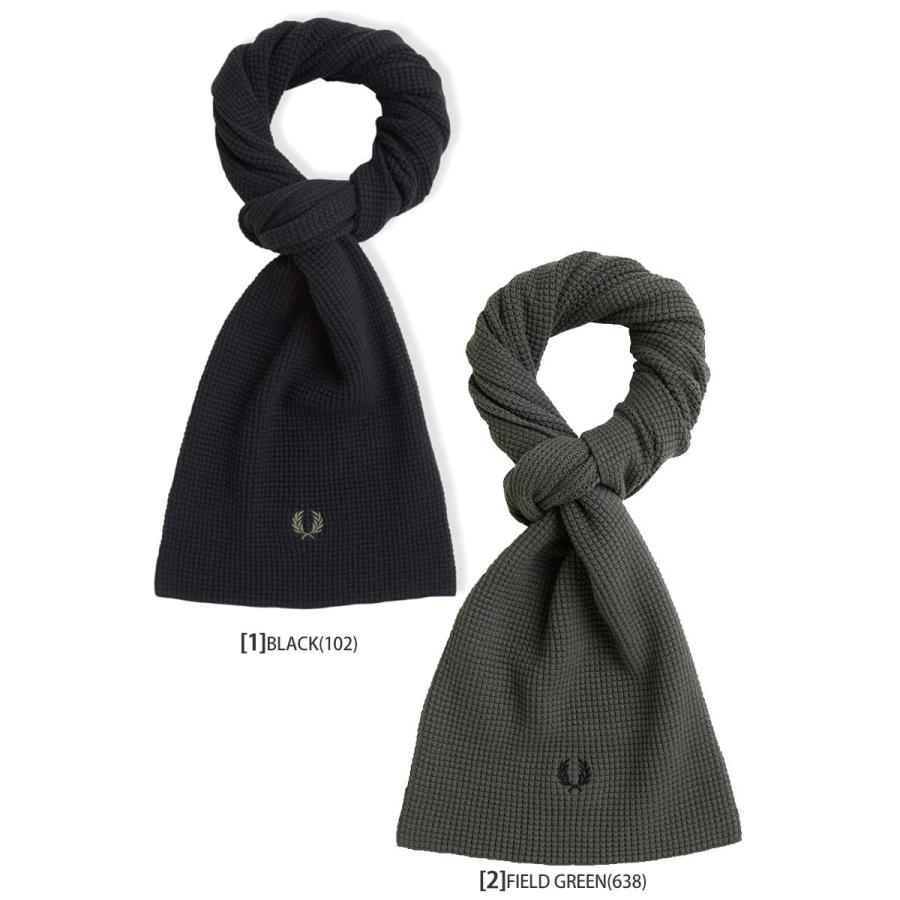 FRED PERRY（フレッドペリー） マフラー メンズ レディース ワッフル