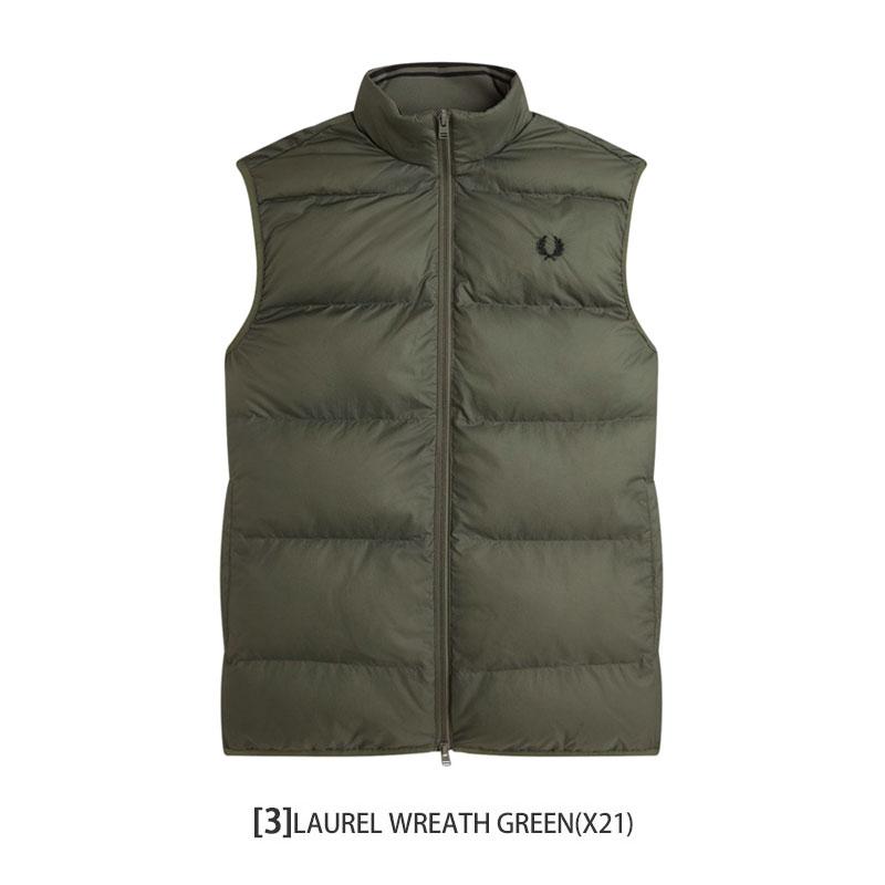 FRED PERRY（フレッドペリー） 中綿ベスト メンズ インサレーテッド