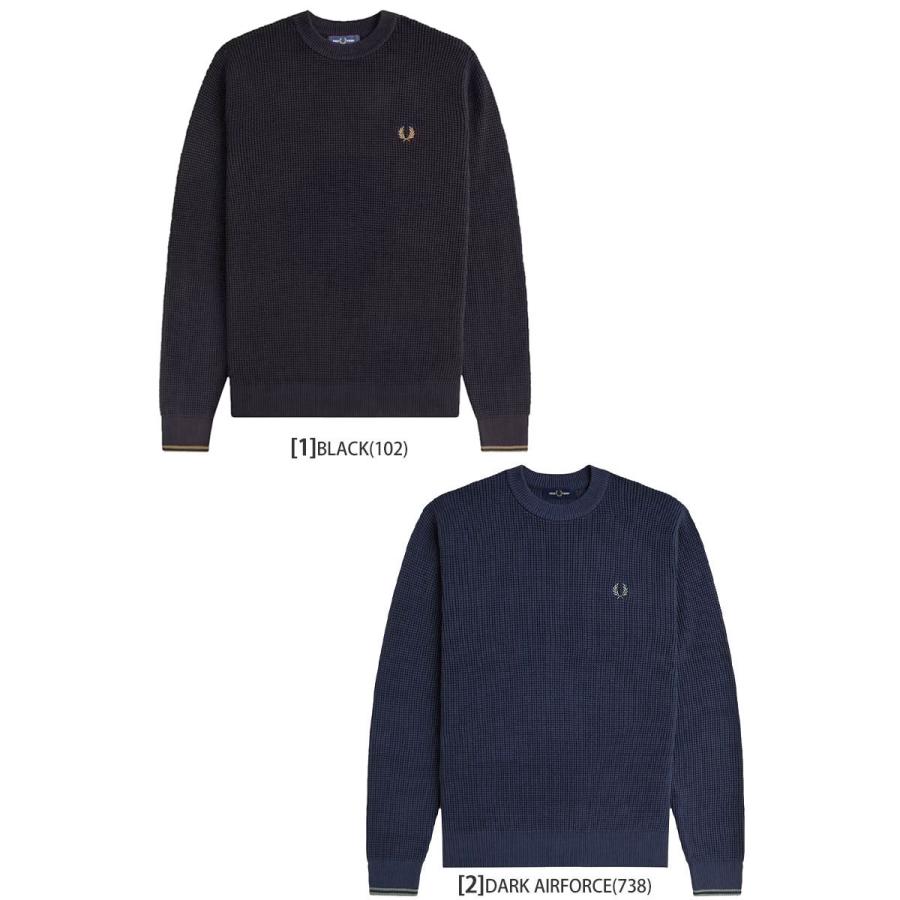 FRED PERRY（フレッドペリー） ニット セーター メンズ ワッフル