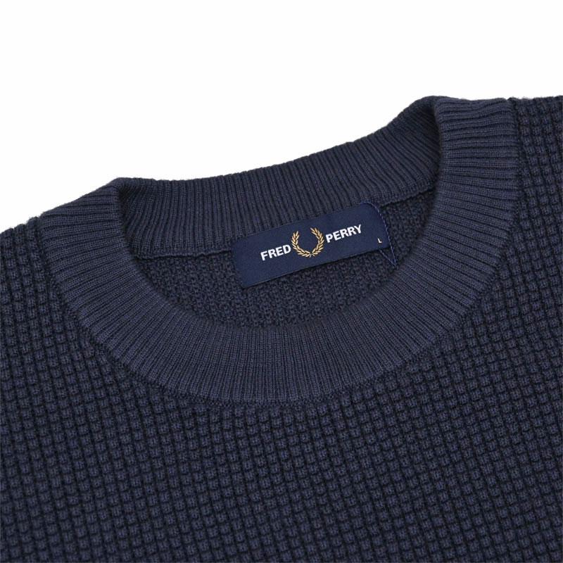 FRED PERRY（フレッドペリー） ニット セーター メンズ ワッフル