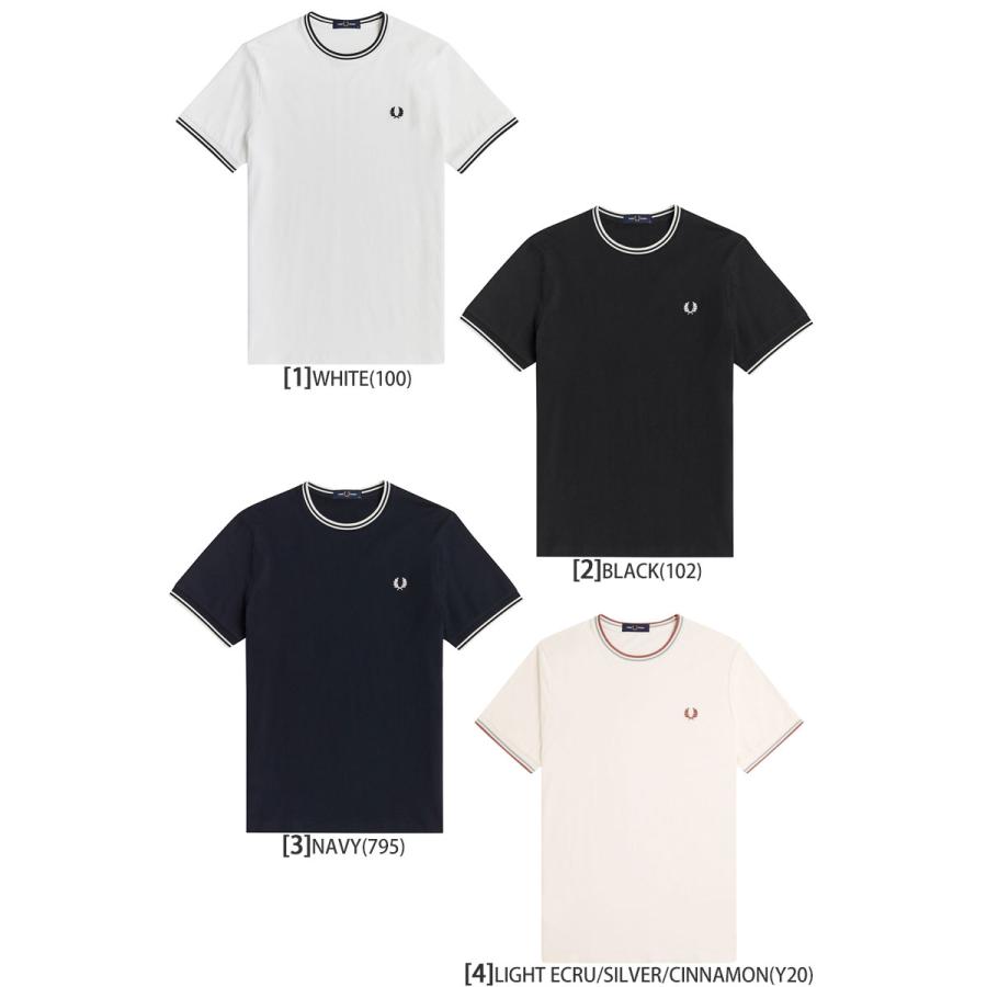 FRED PERRY（フレッドペリー） FREDPERRY Tシャツ 半袖 メンズ ツイン