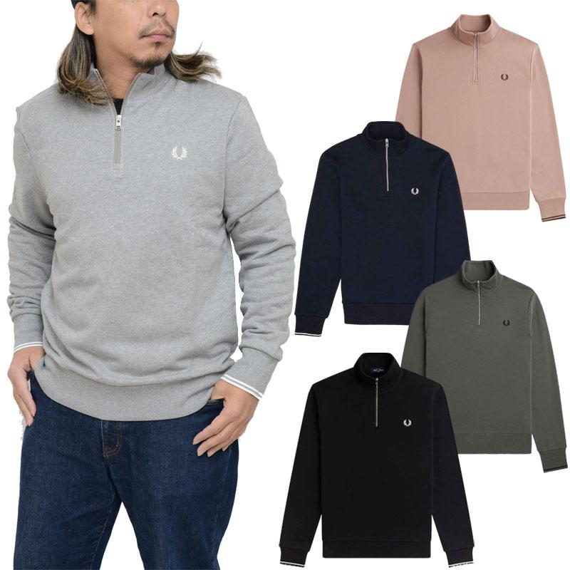 FRED PERRY フレッドペリー FREDPERRY トレーナー メンズ ハーフ FRED PERRY フレッドペリー FREDPERRY トレーナー メンズ ハーフ