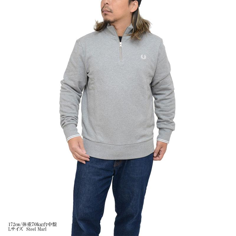 FRED PERRY フレッドペリー FREDPERRY トレーナー メンズ ハーフ FRED PERRY フレッドペリー FREDPERRY トレーナー メンズ ハーフ